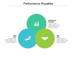 Performance royalties ppt powerpoint presentation gallery example introduction cpb