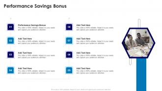 Performance Savings Bonus In Powerpoint And Google Slides Cpb