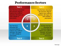 Performance sectors ppt slides presentation diagrams templates powerpoint info graphics