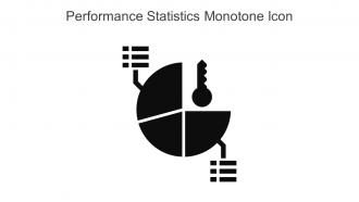 Performance Statistics Monotone Icon In Powerpoint Pptx Png And Editable Eps Format