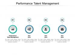 Performance talent management ppt powerpoint presentation icon clipart cpb