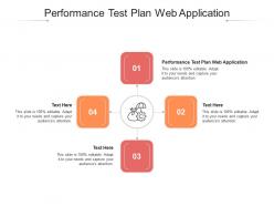 Performance test plan web application ppt powerpoint presentation model example topics cpb