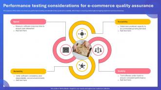 Performance Testing Considerations For E Commerce Quality Assurance