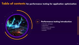 Performance Testing For Application Optimization Powerpoint Presentation Slides Best Colorful