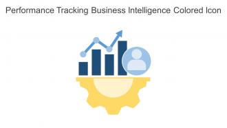 Performance Tracking Business Intelligence Colored Icon In Powerpoint Pptx Png And Editable Eps Format
