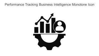 Performance Tracking Business Intelligence Monotone Icon In Powerpoint Pptx Png And Editable Eps Format