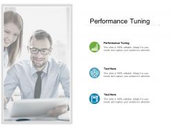 Performance tuning ppt powerpoint presentation ideas themes cpb