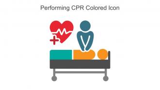 Performing CPR Colored Icon In Powerpoint Pptx Png And Editable Eps Format