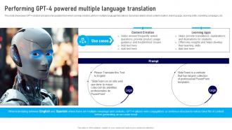 Performing Multiple Language Translation How Is Gpt4 Different From Gpt3 ChatGPT SS V