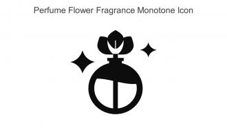 Perfume Flower Fragrance Monotone Icon In Powerpoint Pptx Png And Editable Eps Format