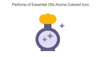 Perfume Of Essential Oils Aroma Colored Icon In Powerpoint Pptx Png And Editable Eps Format