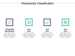 Periodontal classification ppt powerpoint presentation ideas slide portrait cpb