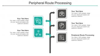 Peripheral Route Processing Ppt Powerpoint Presentation Styles Slide Download Cpb
