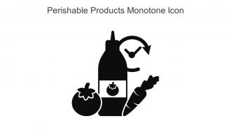 Perishable Products Monotone Icon In Powerpoint Pptx Png And Editable Eps Format