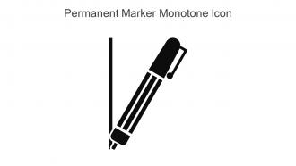 Permanent Marker Monotone Icon In Powerpoint Pptx Png And Editable Eps Format