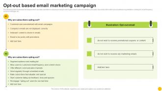 Permission Based Advertising Opt Out Based Email Marketing Campaign MKT SS V