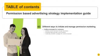 Permission Based Advertising Strategy Implementation Guide MKT CD V Unique Image
