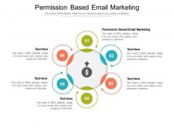 Permission based email marketing ppt powerpoint presentation show outfit cpb