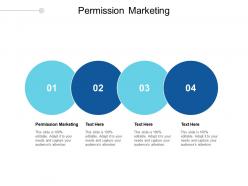Permission marketing ppt powerpoint presentation gallery elements cpb