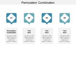 Permutation combination ppt powerpoint presentation infographics deck cpb