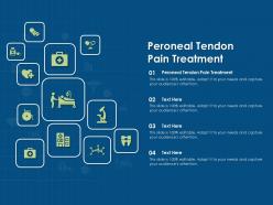Peroneal tendon pain treatment ppt powerpoint presentation outline samples