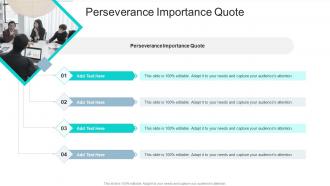 Perseverance Importance Quote In Powerpoint And Google Slides Cpb