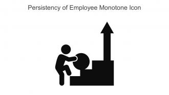 Persistency Of Employee Monotone Icon In Powerpoint Pptx Png And Editable Eps Format