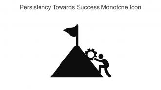 Persistency Towards Success Monotone Icon In Powerpoint Pptx Png And Editable Eps Format