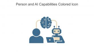 Person And Ai Capabilities Colored Icon In Powerpoint Pptx Png And Editable Eps Format