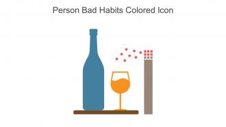 Person Bad Habits Colored Icon In Powerpoint Pptx Png And Editable Eps Format