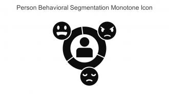 Person Behavioral Segmentation Monotone Icon In Powerpoint Pptx Png And Editable Eps Format