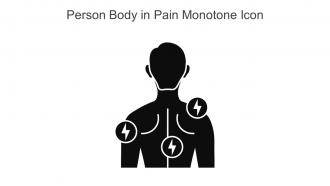 Person Body In Pain Monotone Icon In Powerpoint Pptx Png And Editable Eps Format