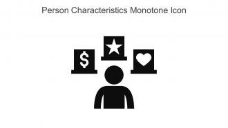 Person Characteristics Monotone Icon In Powerpoint Pptx Png And Editable Eps Format