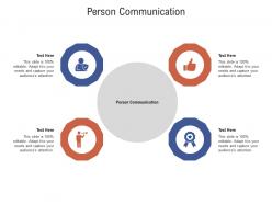 Person communication ppt powerpoint presentation model examples cpb