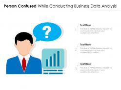 Person Confused While Conducting Business Data Analysis