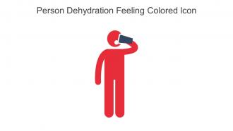 Person Dehydration Feeling Colored Icon In Powerpoint Pptx Png And Editable Eps Format
