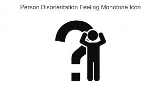 Person Disorientation Feeling Monotone Icon In Powerpoint Pptx Png And Editable Eps Format