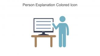 Person Explanation Colored Icon In Powerpoint Pptx Png And Editable Eps Format