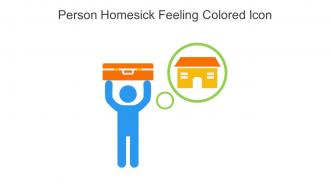 Person Homesick Feeling Colored Icon In Powerpoint Pptx Png And Editable Eps Format