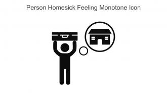 Person Homesick Feeling Monotone Icon In Powerpoint Pptx Png And Editable Eps Format