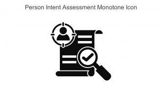 Person Intent Assessment Monotone Icon In Powerpoint Pptx Png And Editable Eps Format