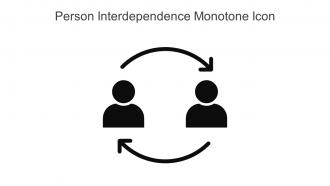 Person Interdependence Monotone Icon In Powerpoint Pptx Png And Editable Eps Format