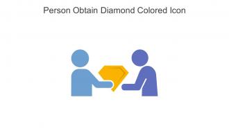 Person Obtain Diamond Colored Icon In Powerpoint Pptx Png And Editable Eps Format