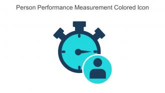 Person Performance Measurement Colored Icon In Powerpoint Pptx Png And Editable Eps Format
