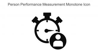 Person Performance Measurement Monotone Icon In Powerpoint Pptx Png And Editable Eps Format