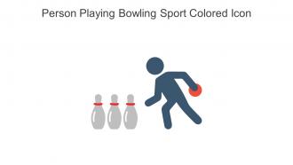 Person Playing Bowling Sport Colored Icon In Powerpoint Pptx Png And Editable Eps Format