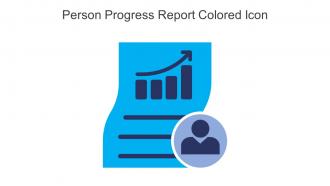 Person Progress Report Colored Icon In Powerpoint Pptx Png And Editable Eps Format