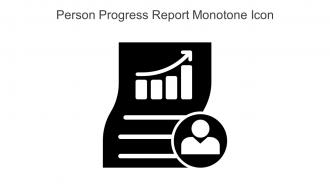 Person Progress Report Monotone Icon In Powerpoint Pptx Png And Editable Eps Format