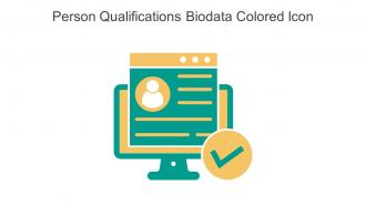 Person Qualifications Biodata Colored Icon In Powerpoint Pptx Png And Editable Eps Format