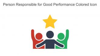 Person Responsible For Good Performance Colored Icon In Powerpoint Pptx Png And Editable Eps Format